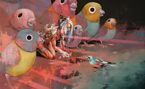British Mixed-Media Artist, Ian Francis, Uses Figurative And Abstract Elements To Explore Strained Relationship Between Modern World We’ve Created And Its Animal Inhabitants