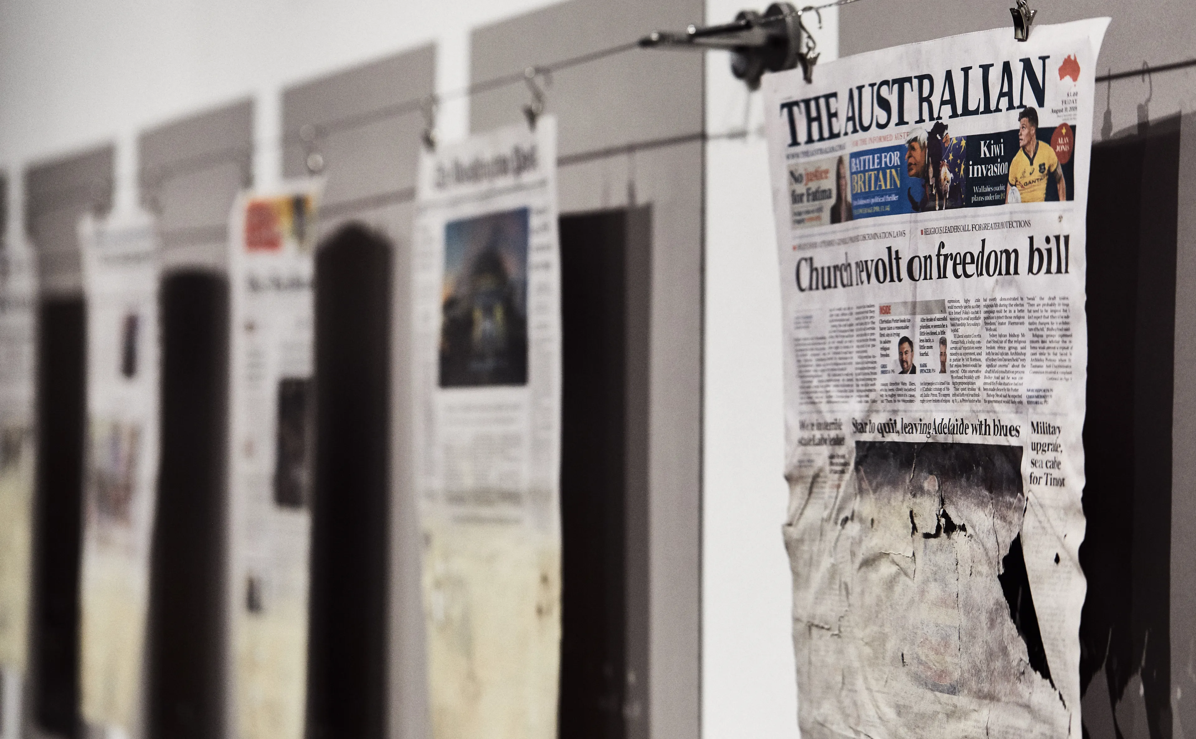 Columbia Journalism Review’s New Art Installation, “Flood The News,” Puts A Spotlight On The Media’s Coverage Of Climate Change