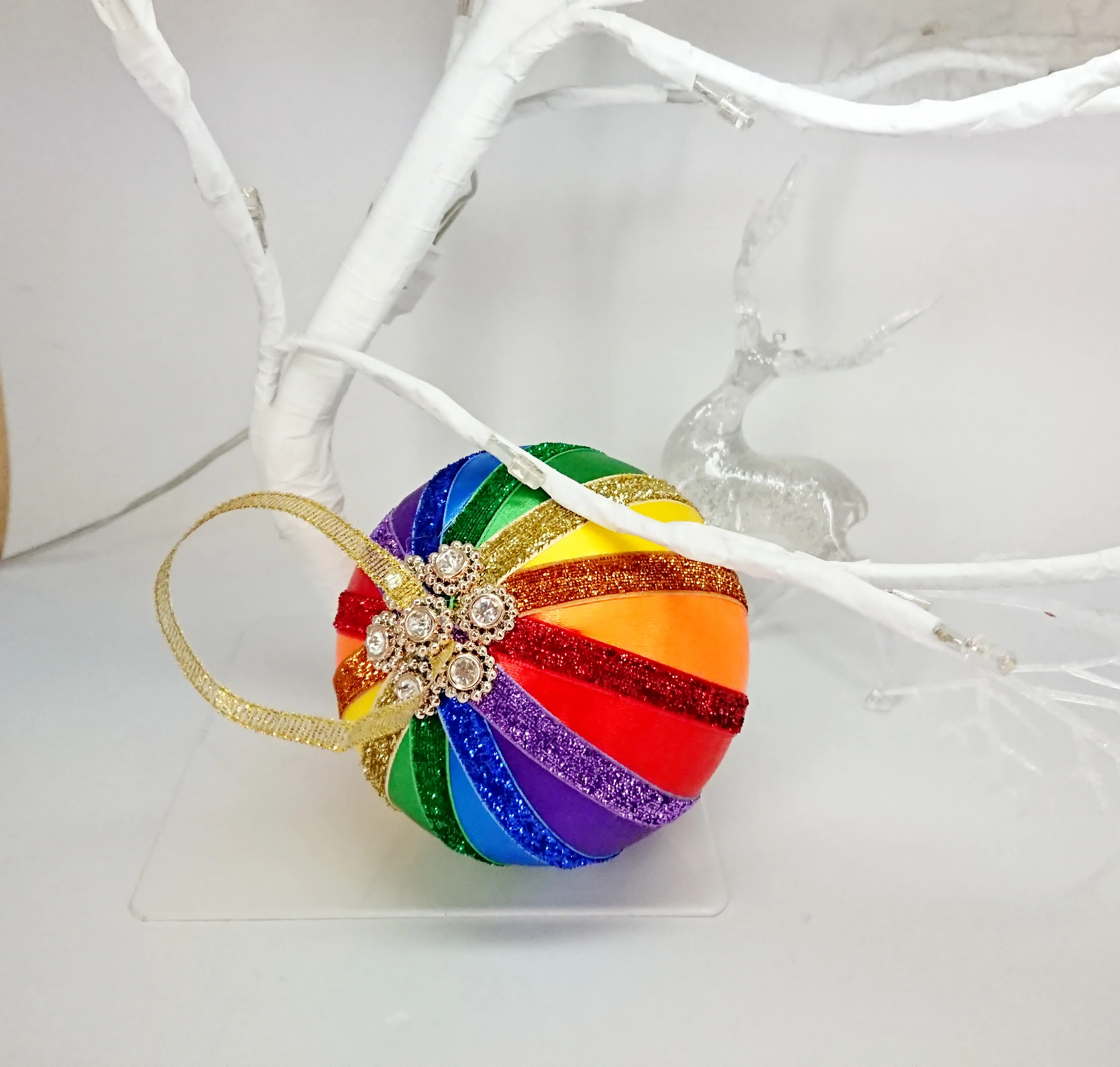 Pride Lgbt Ornaments For Christmas Tree. My Rainbow Balls.