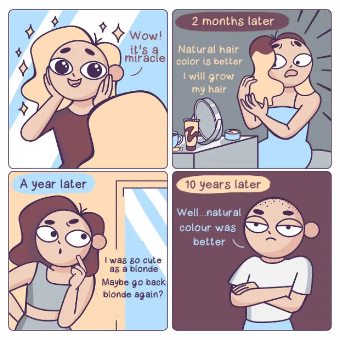 My 40 Comics That Illustrate Everyday Girls' Problems In A Funny Way (New Pics)