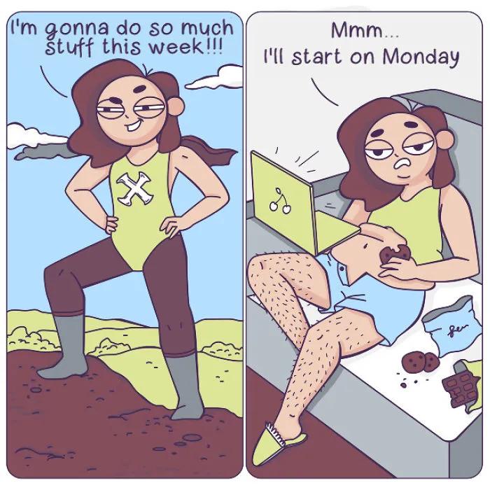 My 40 Comics That Illustrate Everyday Girls' Problems In A Funny Way (New Pics)