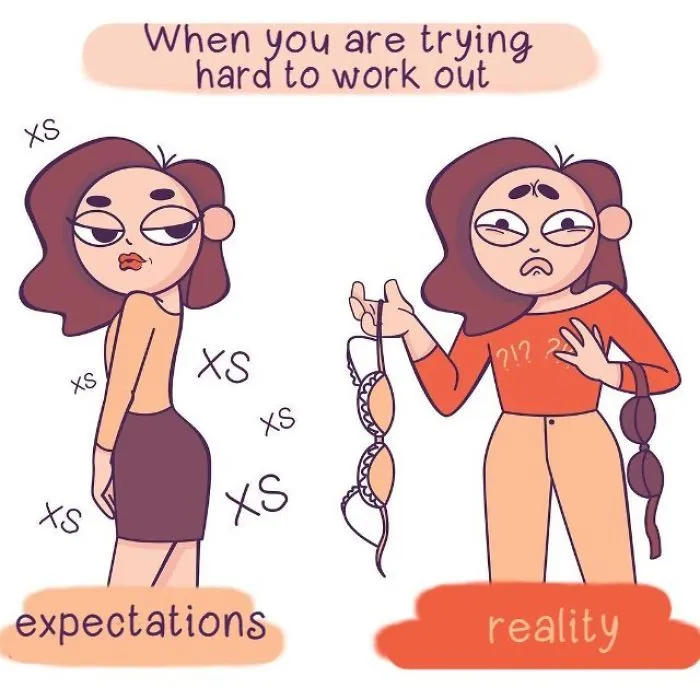 My 40 Comics That Illustrate Everyday Girls' Problems In A Funny Way (New Pics)