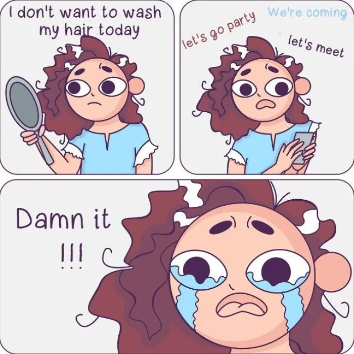 My 40 Comics That Illustrate Everyday Girls' Problems In A Funny Way (New Pics)