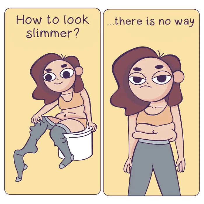 My 40 Comics That Illustrate Everyday Girls' Problems In A Funny Way (New Pics)