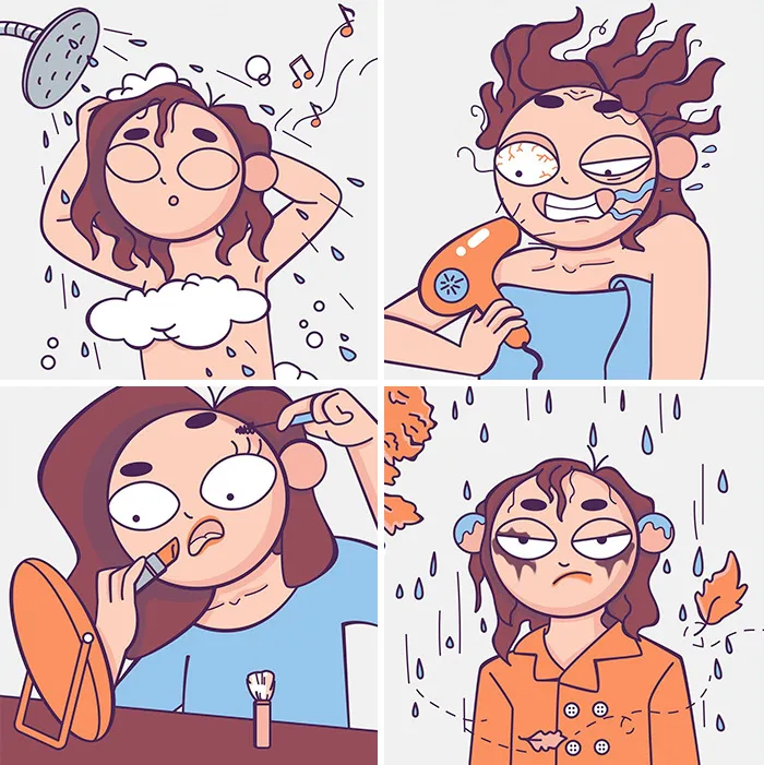 My 40 Comics That Illustrate Everyday Girls' Problems In A Funny Way (New Pics)