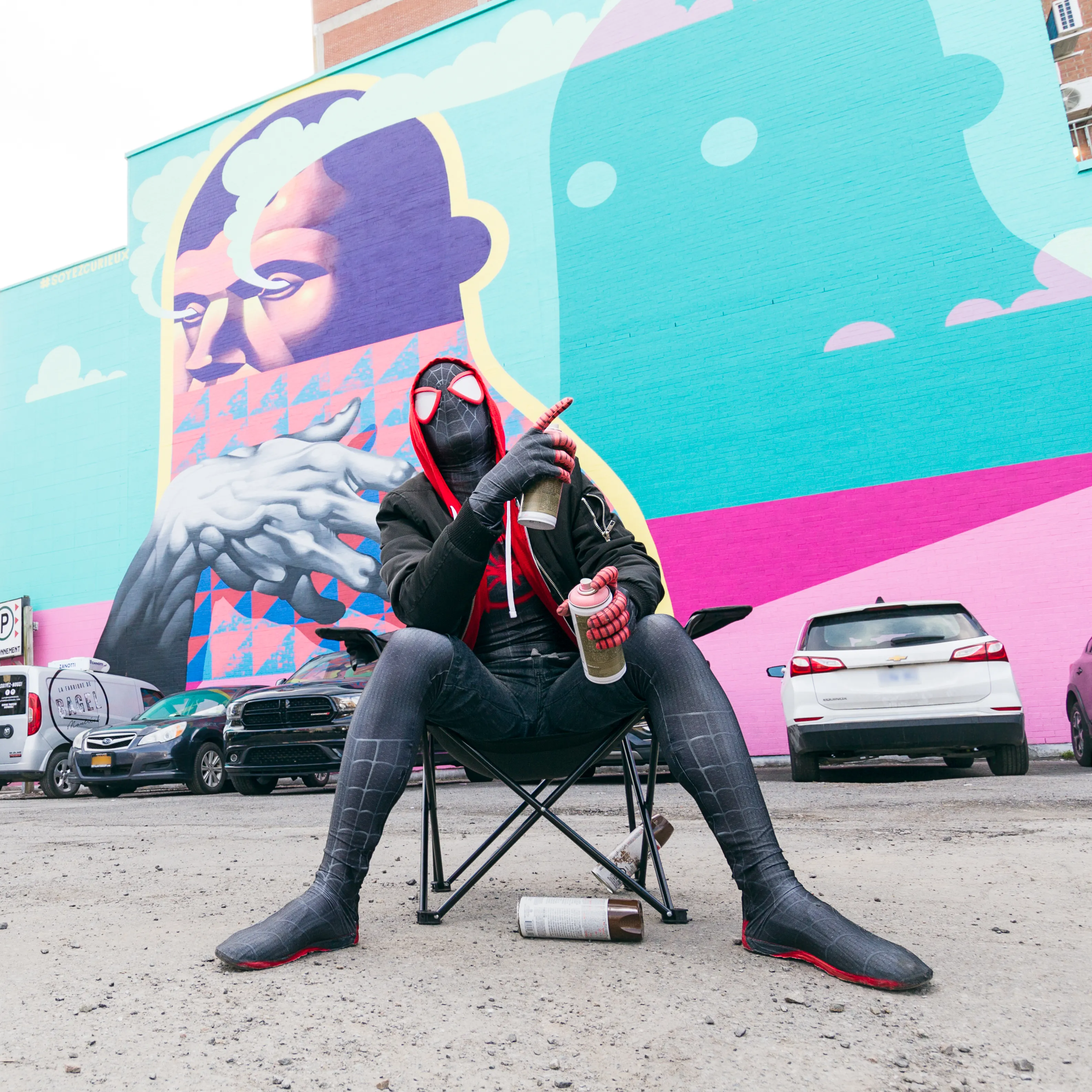 What Do You Get When You Mix Spider-Man And Montreal's Street Art Festival?