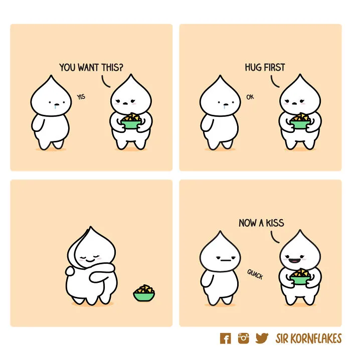 I Illustrate Relatable Relationship Moments (30 Dumpling Comics)