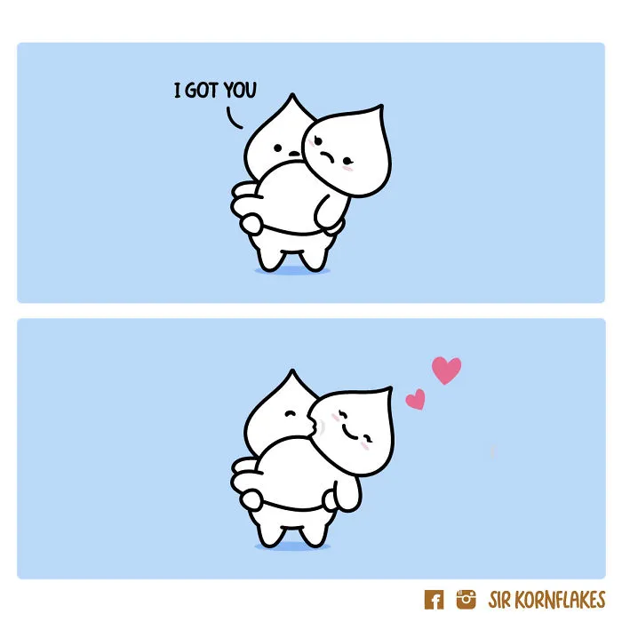 I Illustrate Relatable Relationship Moments (30 Dumpling Comics)