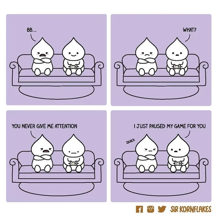 I Illustrate Relatable Relationship Moments (30 Dumpling Comics)
