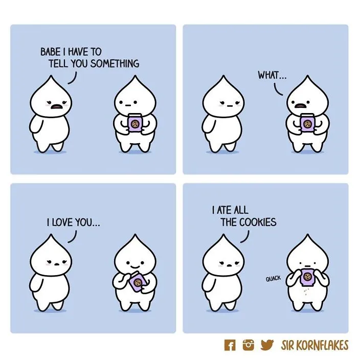 I Illustrate Relatable Relationship Moments (30 Dumpling Comics)