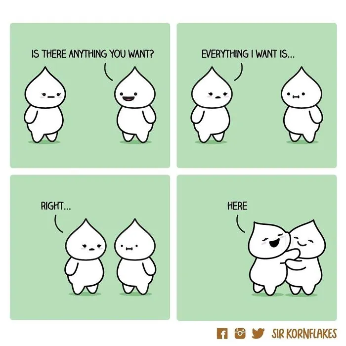 I Illustrate Relatable Relationship Moments (30 Dumpling Comics)