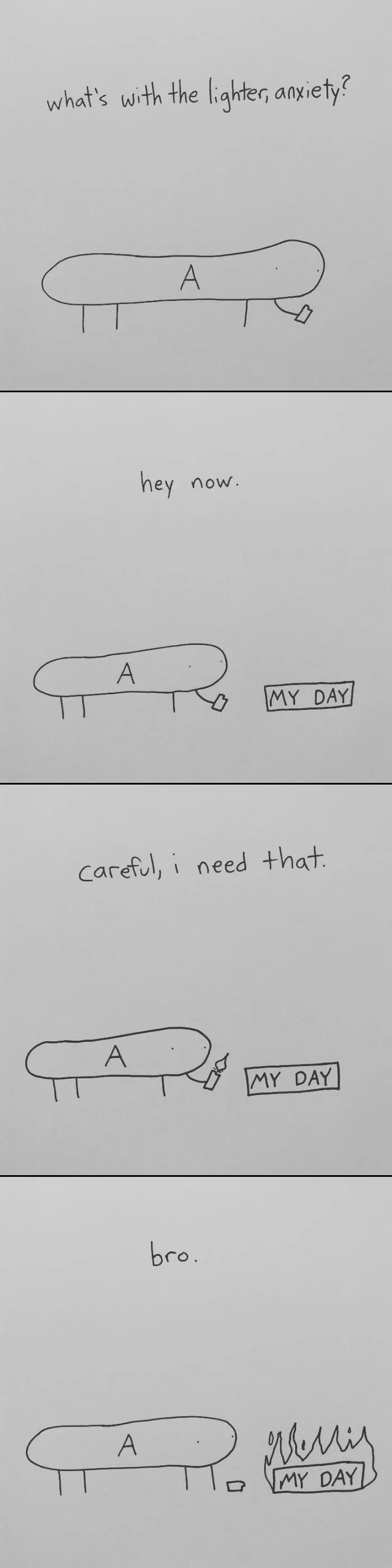 I Draw Minimalist Comics About My Mental Health To Help People Feel Less Alone (35 Pics)