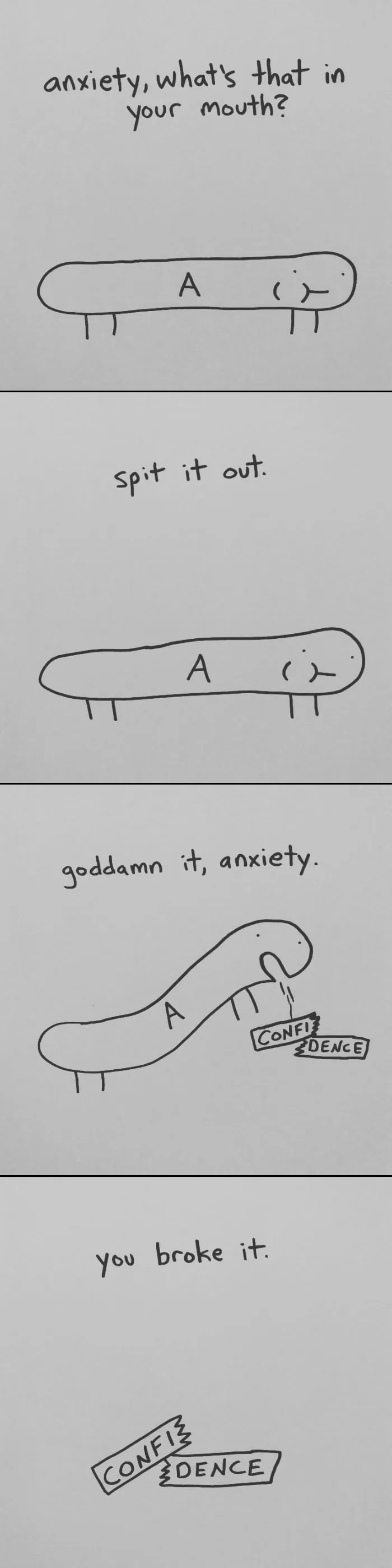 I Draw Minimalist Comics About My Mental Health To Help People Feel Less Alone (35 Pics)