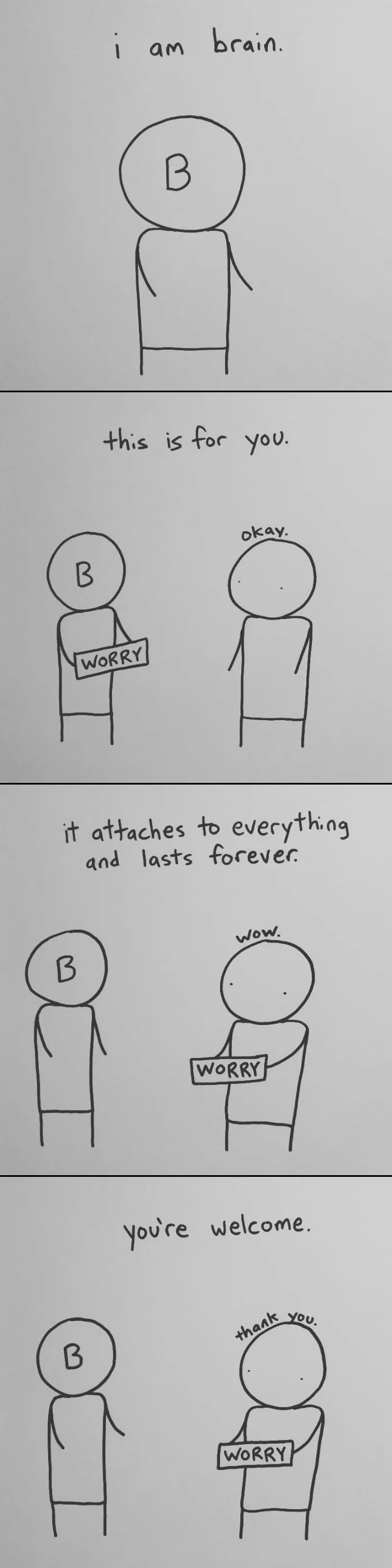 I Draw Minimalist Comics About My Mental Health To Help People Feel Less Alone (35 Pics)