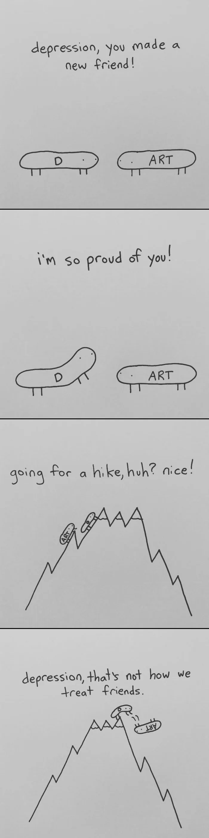 I Draw Minimalist Comics About My Mental Health To Help People Feel Less Alone (35 Pics)