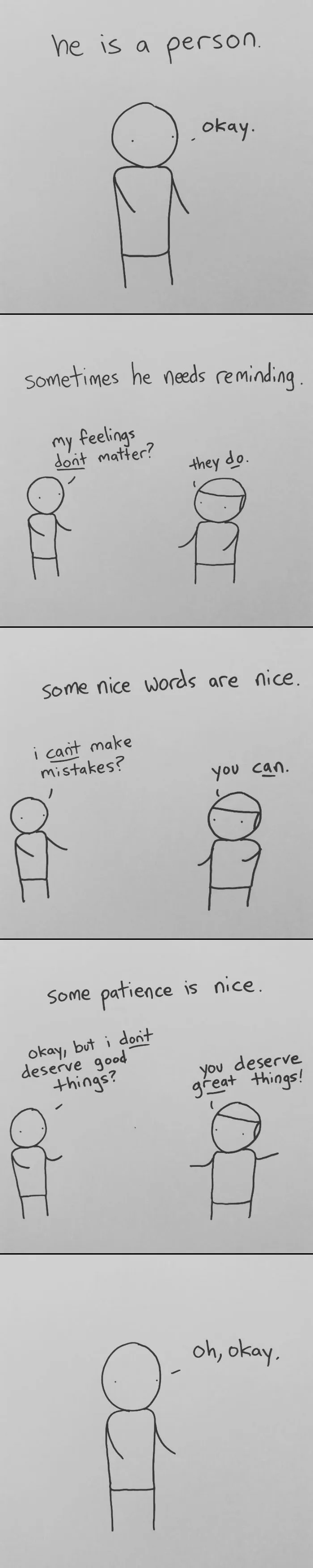 I Draw Minimalist Comics About My Mental Health To Help People Feel Less Alone (35 Pics)