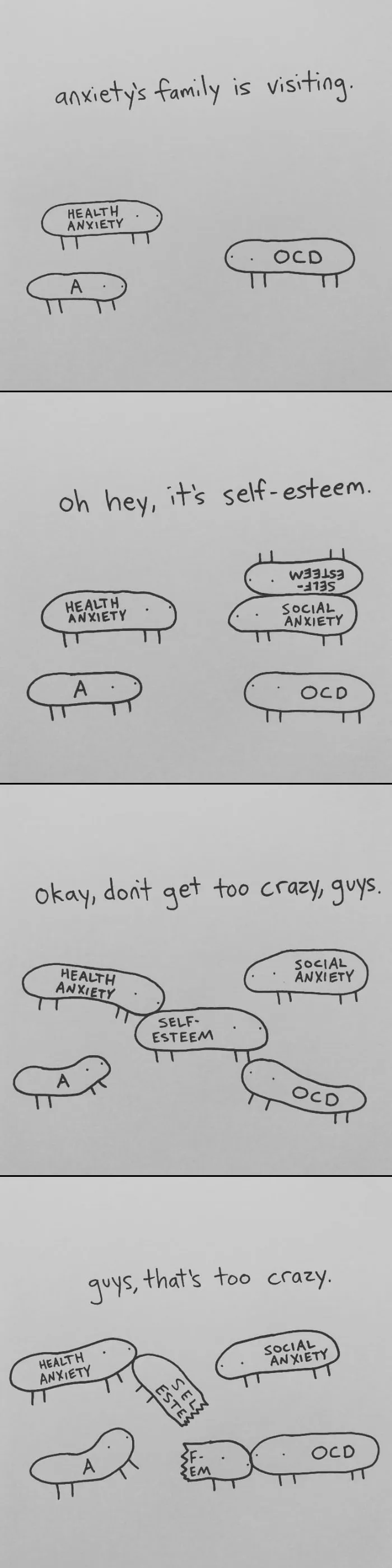 I Draw Minimalist Comics About My Mental Health To Help People Feel Less Alone (35 Pics)