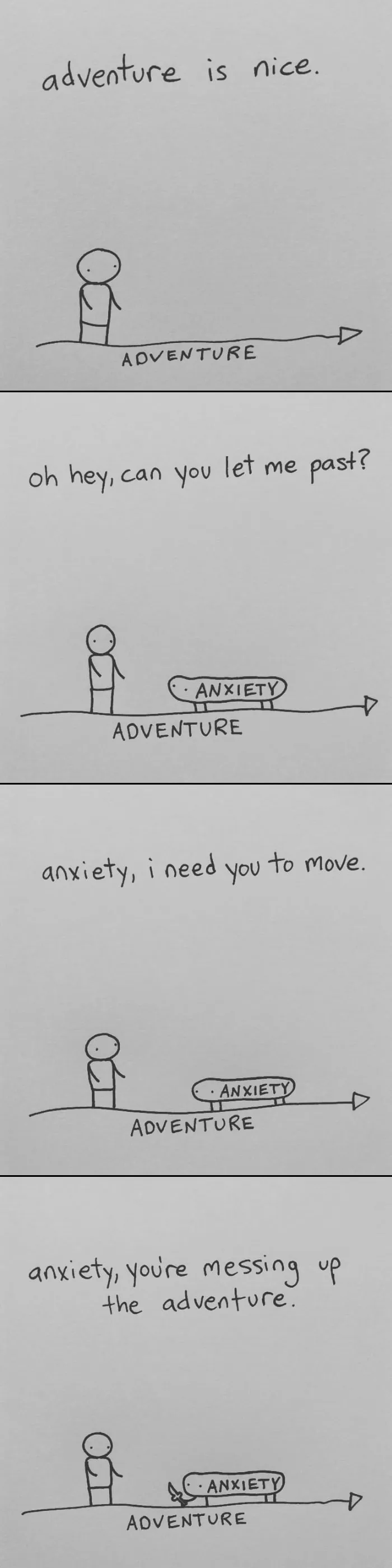 I Draw Minimalist Comics About My Mental Health To Help People Feel Less Alone (35 Pics)
