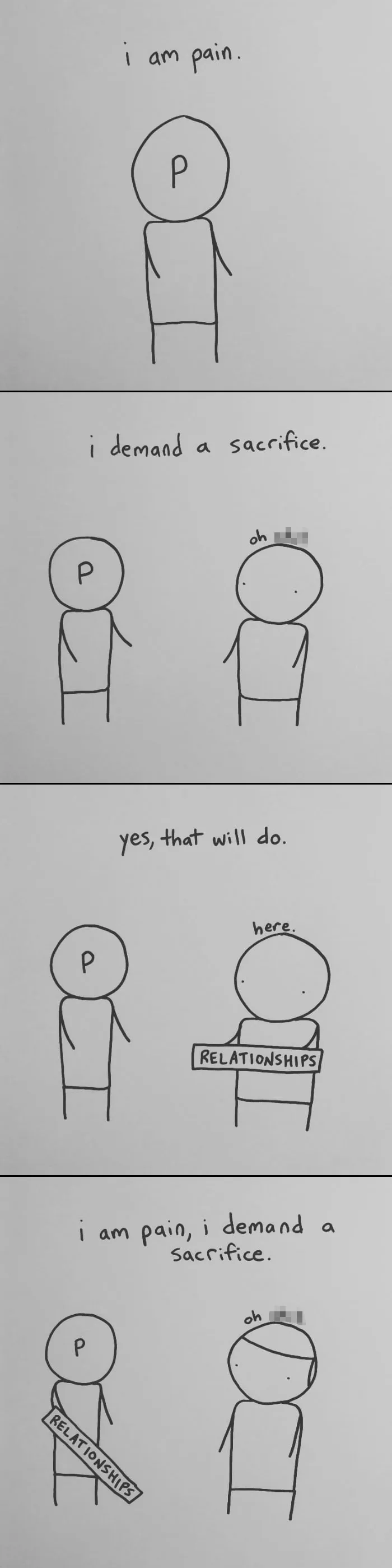 I Draw Minimalist Comics About My Mental Health To Help People Feel Less Alone (35 Pics)