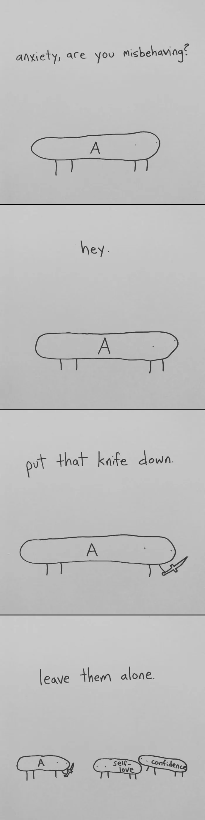 I Draw Minimalist Comics About My Mental Health To Help People Feel Less Alone (35 Pics)