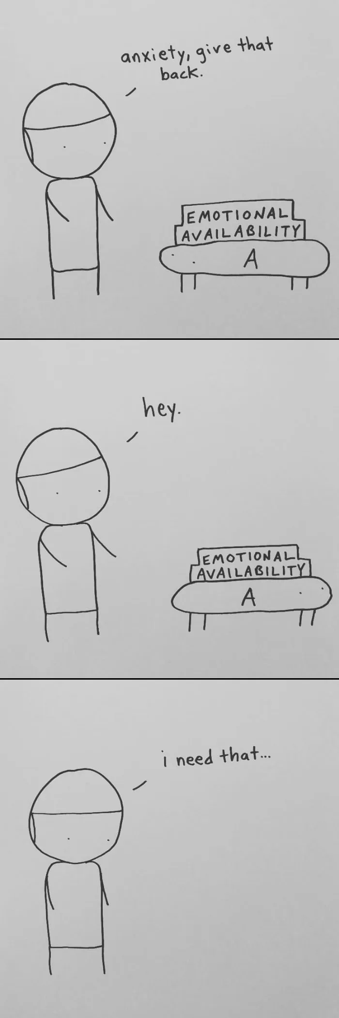 I Draw Minimalist Comics About My Mental Health To Help People Feel Less Alone (35 Pics)