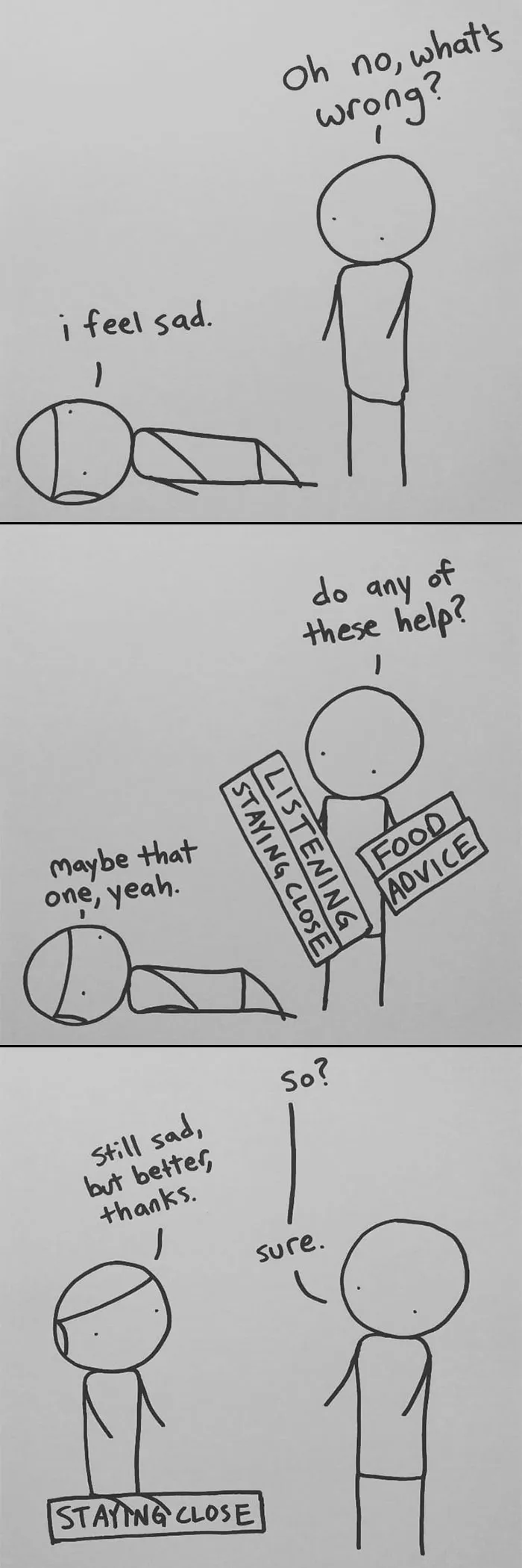 I Draw Minimalist Comics About My Mental Health To Help People Feel Less Alone (35 Pics)