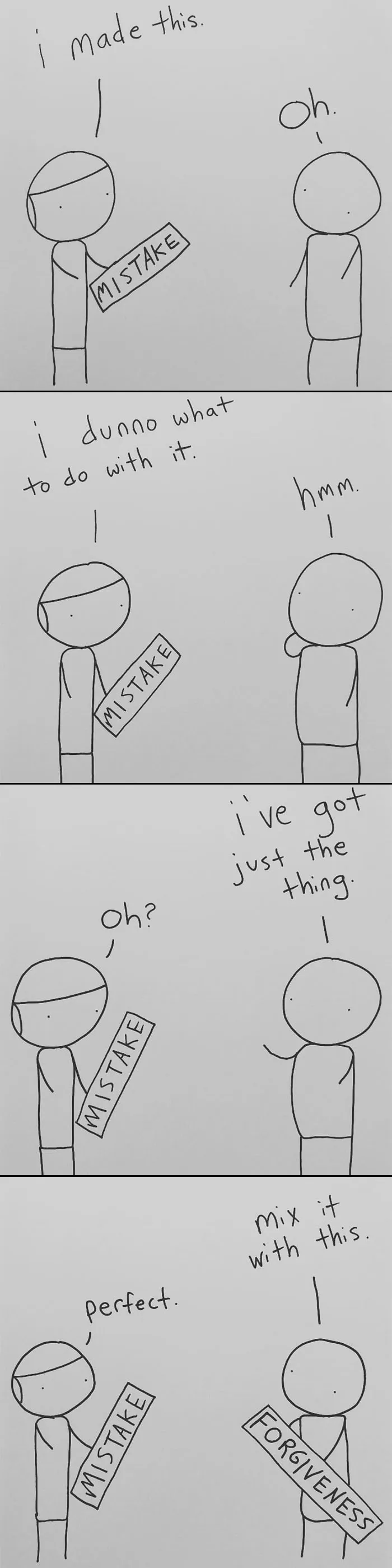 I Draw Minimalist Comics About My Mental Health To Help People Feel Less Alone (35 Pics)