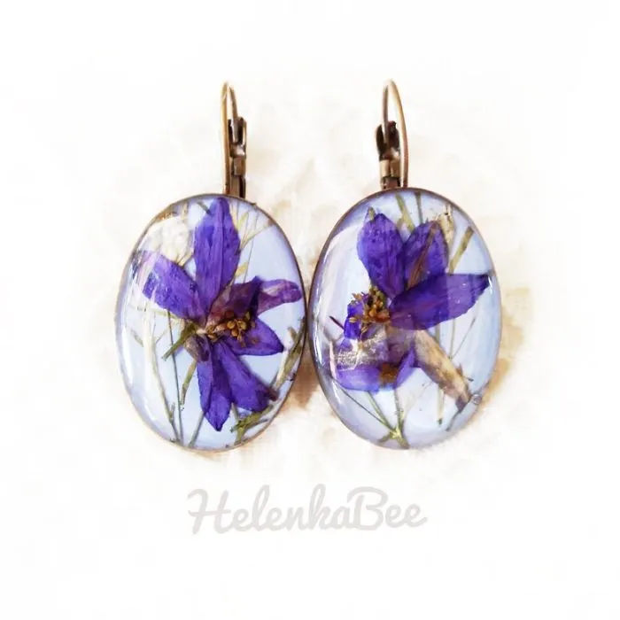 I Handmake Jewelry With Real Flowers And Natural Stones