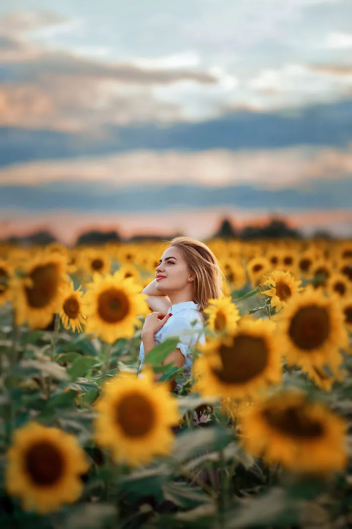 I Create This Dreamy Portraits Inspired By Van Gogh's Sunflowers