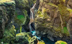 One Of The Most Majestic Canyon In Iceland - Fjaðrárgljúfur