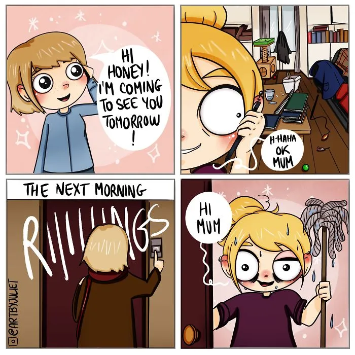 20 Comics By A French Artist Filled With Light-Hearted Humor And Daily Realities (New Pics)