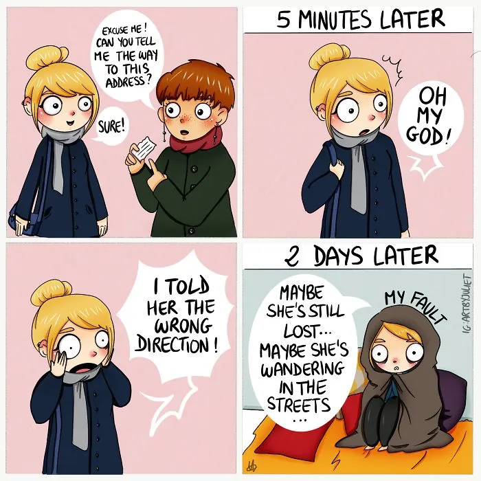 20 Comics By A French Artist Filled With Light-Hearted Humor And Daily Realities (New Pics)
