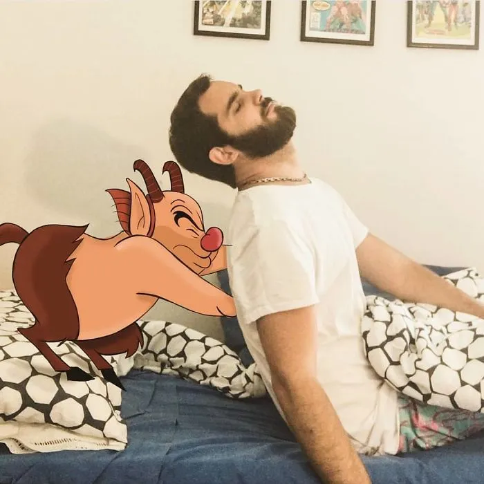 Guy Photoshops Himself Having Fun Adventures With Disney Characters And The Result Is Adorably Funny (30 Pics)