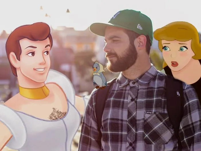 Guy Photoshops Himself Having Fun Adventures With Disney Characters And The Result Is Adorably Funny (30 Pics)