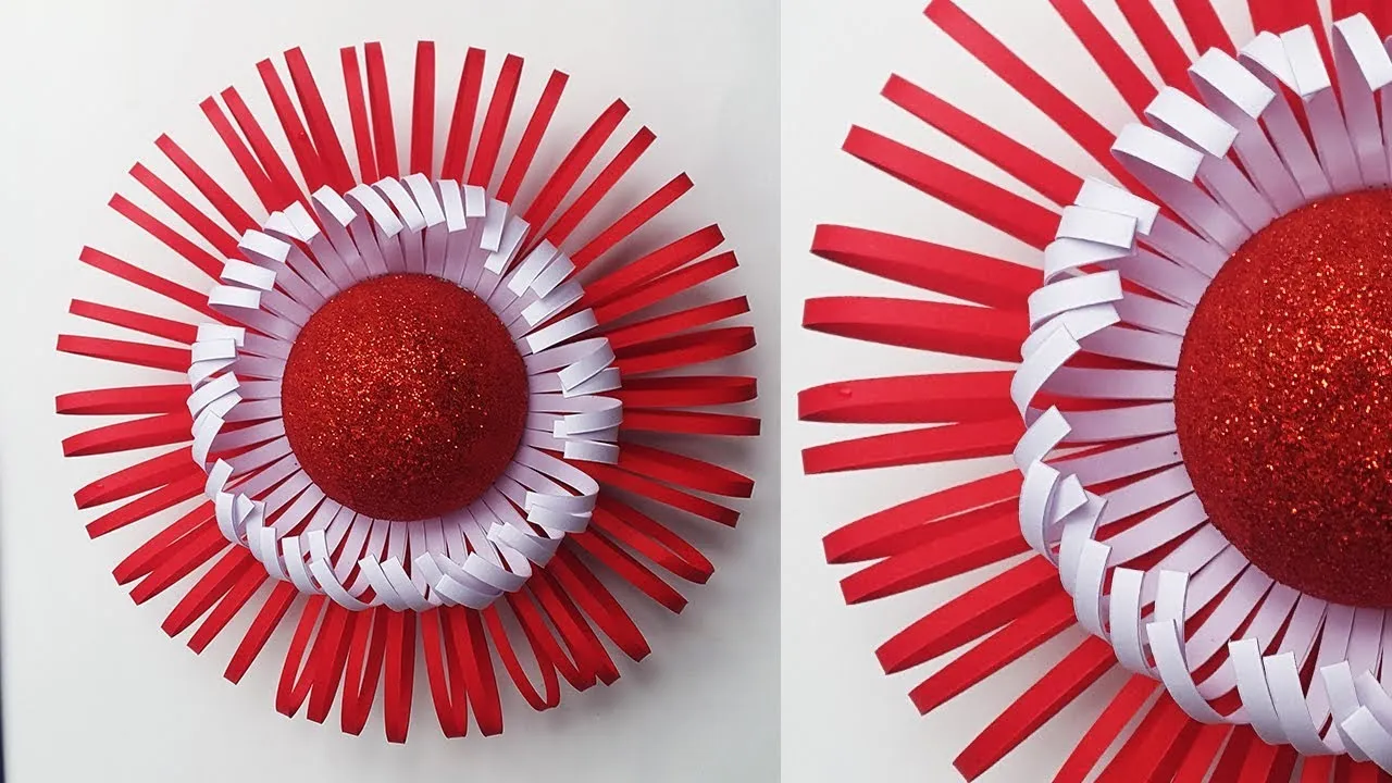 How To Make Fluffy Paper Flowers | DIY Paper Flower | Paper Craft