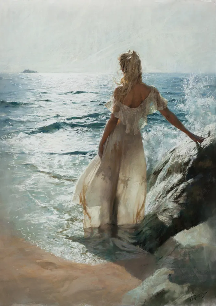 Spanish Artist Converts Intimate Moments Of Gorgeous Women Into Pastel Paintings (70 Pics)
