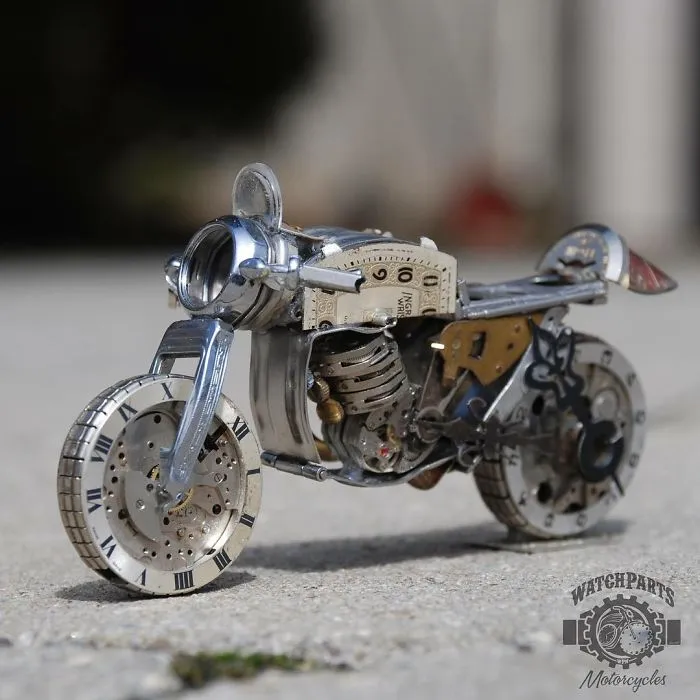I Seek After Old, Broken Watches And Turn Their Parts Into Steampunk Sculptures (30 Pics)