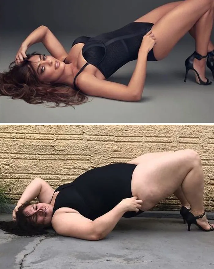 Esta brasileña recrea las sesiones de fotos pijas para mostrar lo tontas que son algunas de ellas