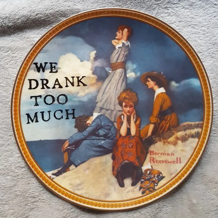My 40 'Very Ugly Plates' With Dark Humor Captions
