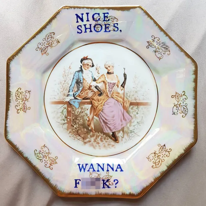 My 40 'Very Ugly Plates' With Dark Humor Captions