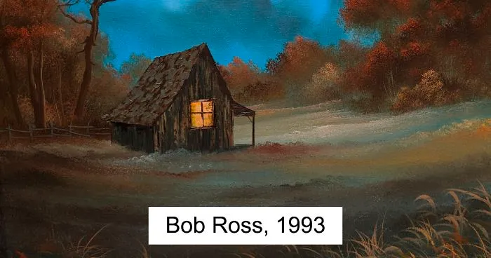 People Are Flooding The Bob Ross Art Exhibition In Virginia And The Captions Are Beyond Wholesome