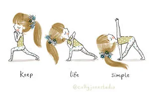 I Draw A Little Yoga Girl With Positive Messages To Remind Myself Of Self-Love And Self-Care (38 Pics)