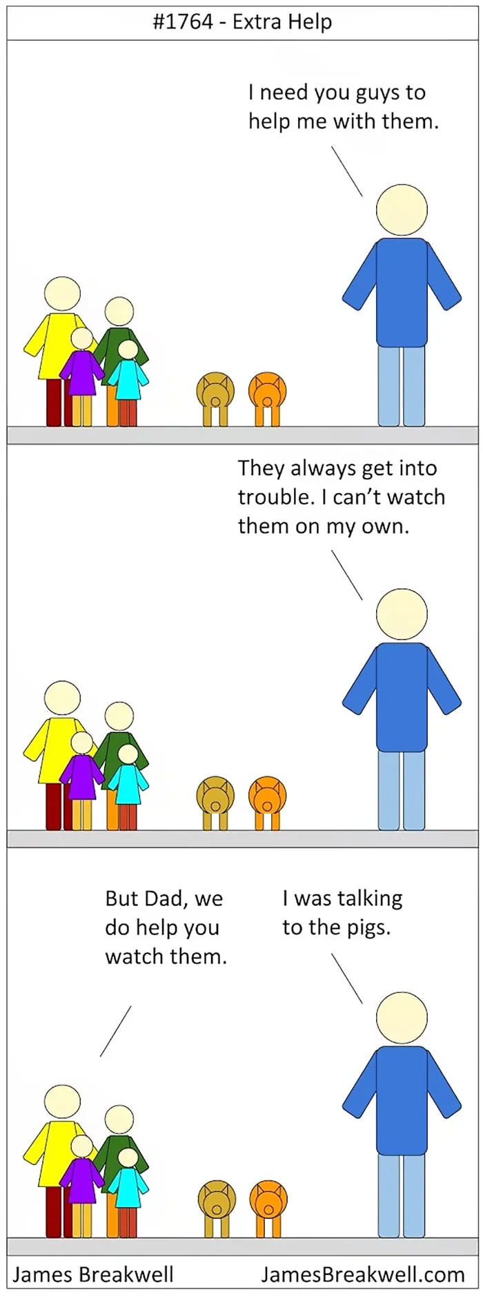 Dad Creates Hilarious Comics About His Life With 5 Girls In The House (30 Pics)