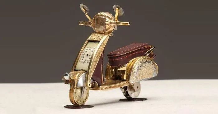 I Seek After Old, Broken Watches And Turn Their Parts Into Steampunk Sculptures (30 Pics)