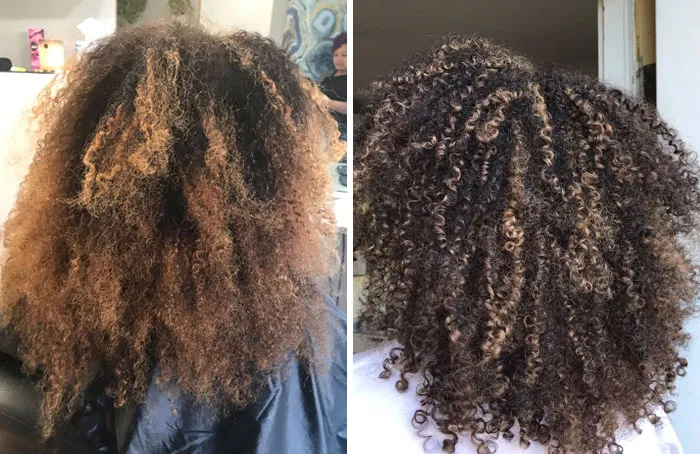 This Hairdresser Showcases How She Fixes Clients' Curls And It's Impressive
