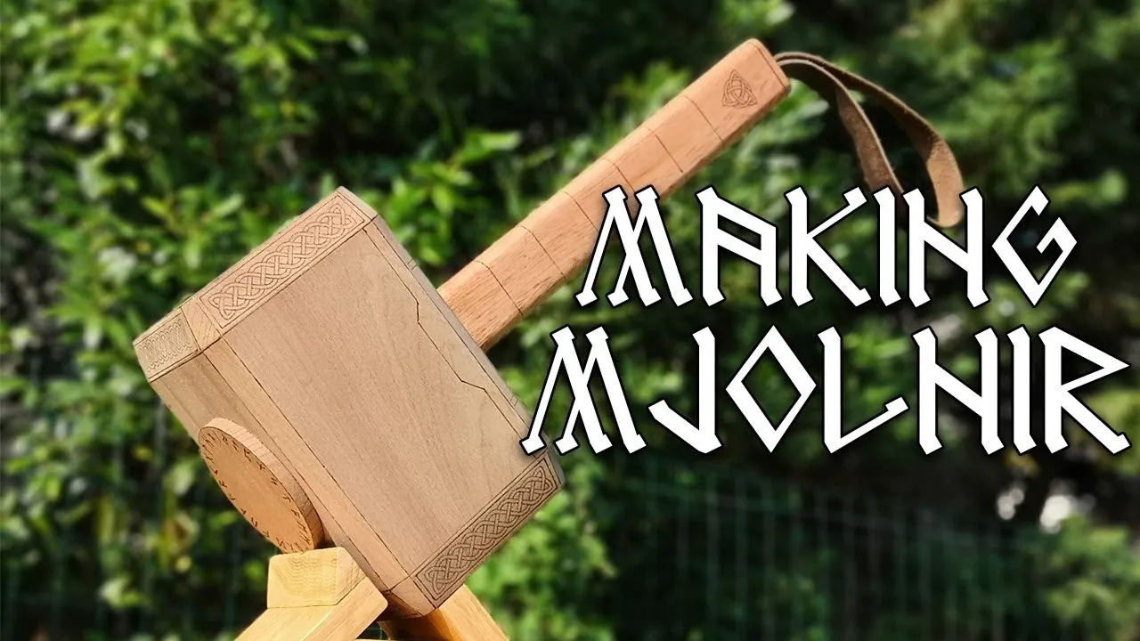 I Made My Own Wooden Mjolnir