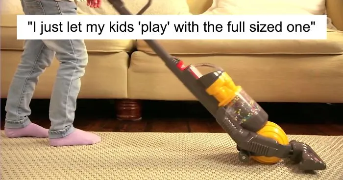 Parents Love This $27 Dyson Vacuum For Kids That Actually Cleans The Floor