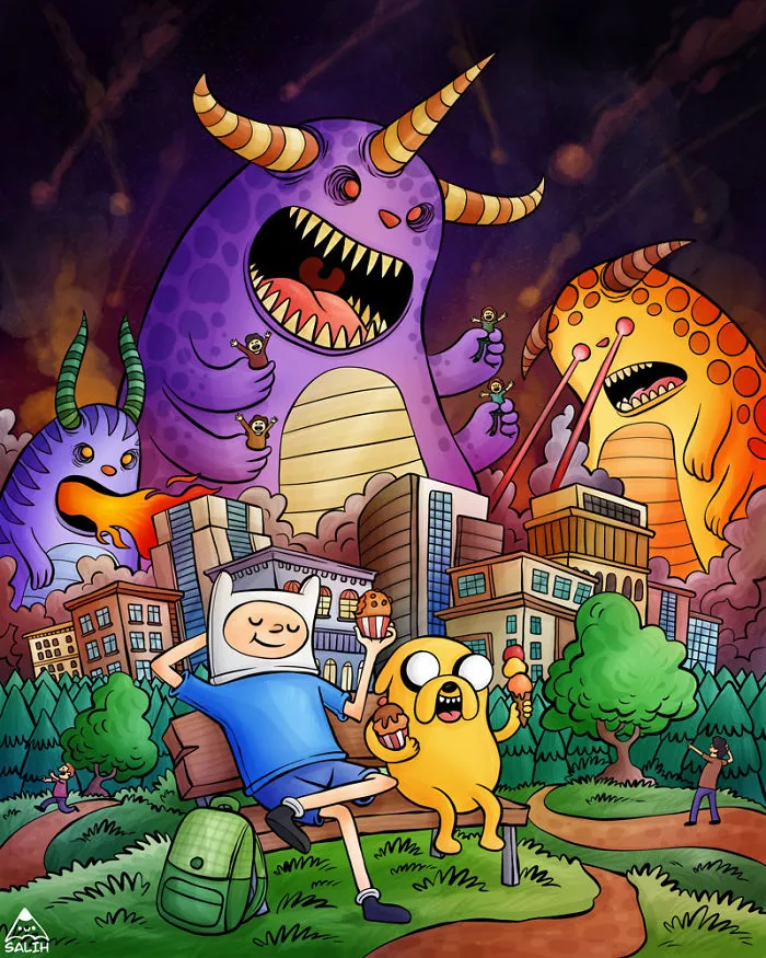 I Illustrated My Favorite Comics, TV Shows, And Movies In These 11 Fan Art Pics