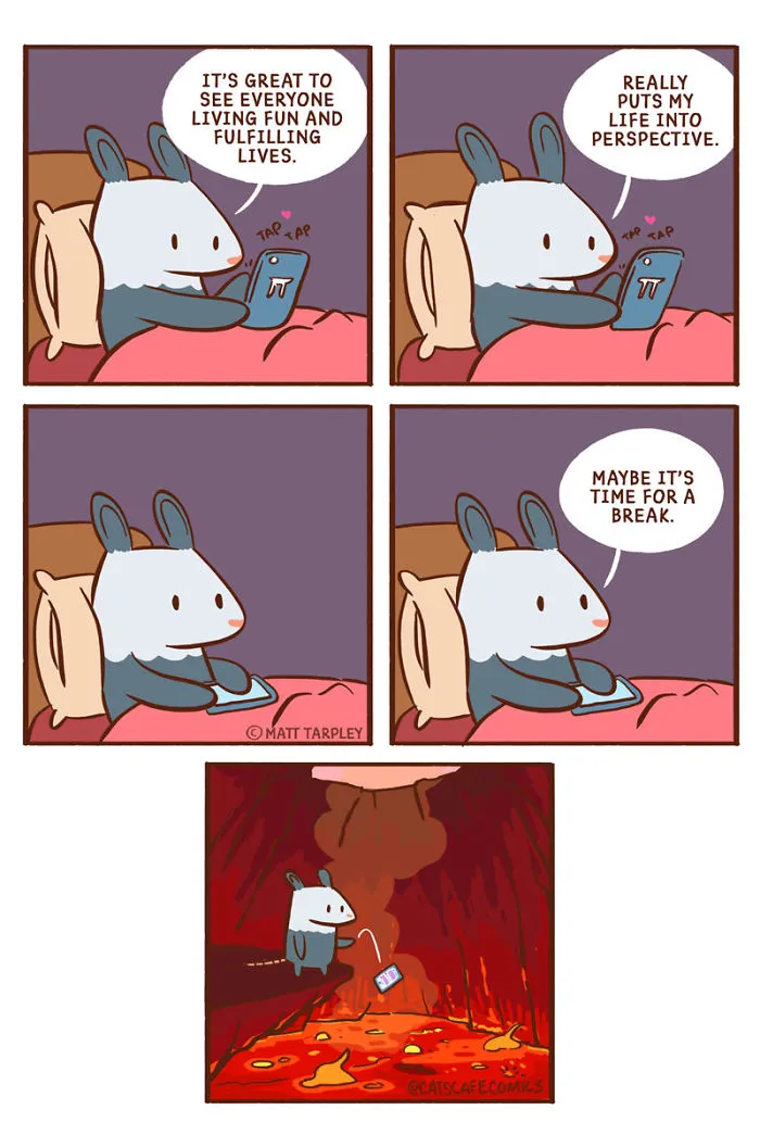 My 30 Wholesome ‘Cat’s Café’ Comics That Might Just Make Your Day (New Pics)