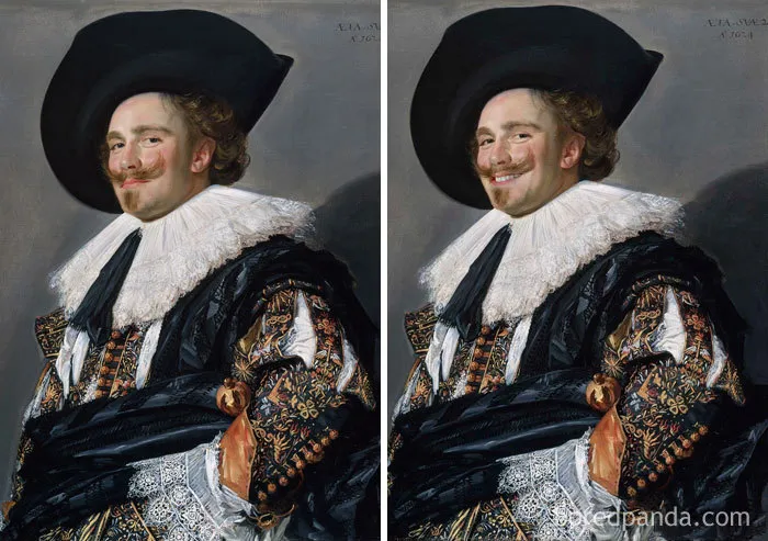 Caballero sonriente, Frans Hals